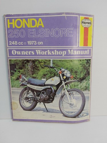 Honda 250 Elsinor Owners Workshop Manual (PB,1975,Haynes)