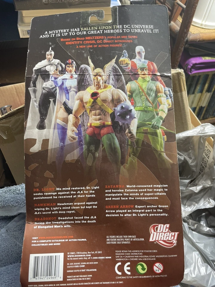 Figura de Acción DC Direct Identity Crisis Hawkman Serie 1 NUEVA Foto 2 de 2