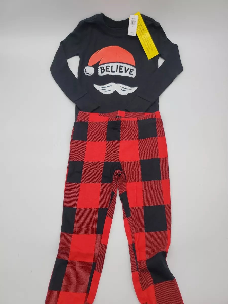 Old Navy Pajamas Set Youth Size 6 Christmas Kids Santa Claus