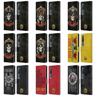 OFFICIAL GUNS N' ROSES VINTAGE LEATHER BOOK WALLET CASE COVER FOR XIAOMI PHONES