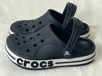 Crocs Kids Bayaband Clog Slip On Comfort Water Shoes Black 205100 Size C11 
