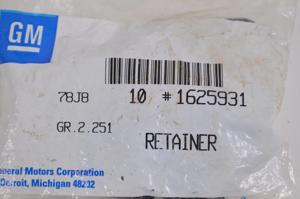 Lote de 10 clips de cable de bujía GM retenedor Chevrolet Buick Pontiac Olds 1625931 Foto 2 de 3