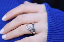 Knot Ring, Solid 925 Sterling Silver Band Statement Ring Handmade Ring All size