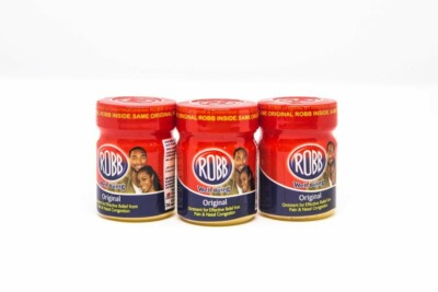 3 x ROBB Original Salbe Effektive Linderung bei Schmerzen & verstopfter Nase 25g