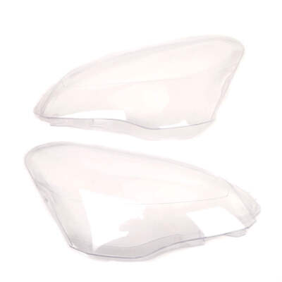 Pair Headlight Lens Cover For Citroen Berlingo Mk2 Van 3 Peugeot Partner Mk2 Van