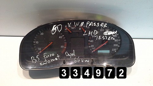2003 VW PASSAT TACHO KOMBIINSTRUMENT DIESEL LHD 3B0919861K