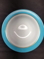 VINTAGE PYREX MILK GLASS DINNERWARE  GOLD TRI...