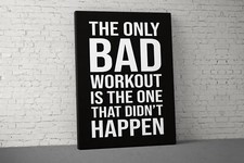 Motivational Canvas Art - Inspirational Gym Wall Decor