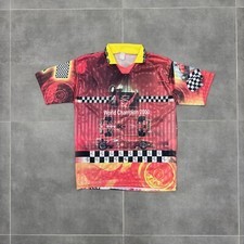Chemise de course vintage Ferrari Michael Schumacher Shummy taille L