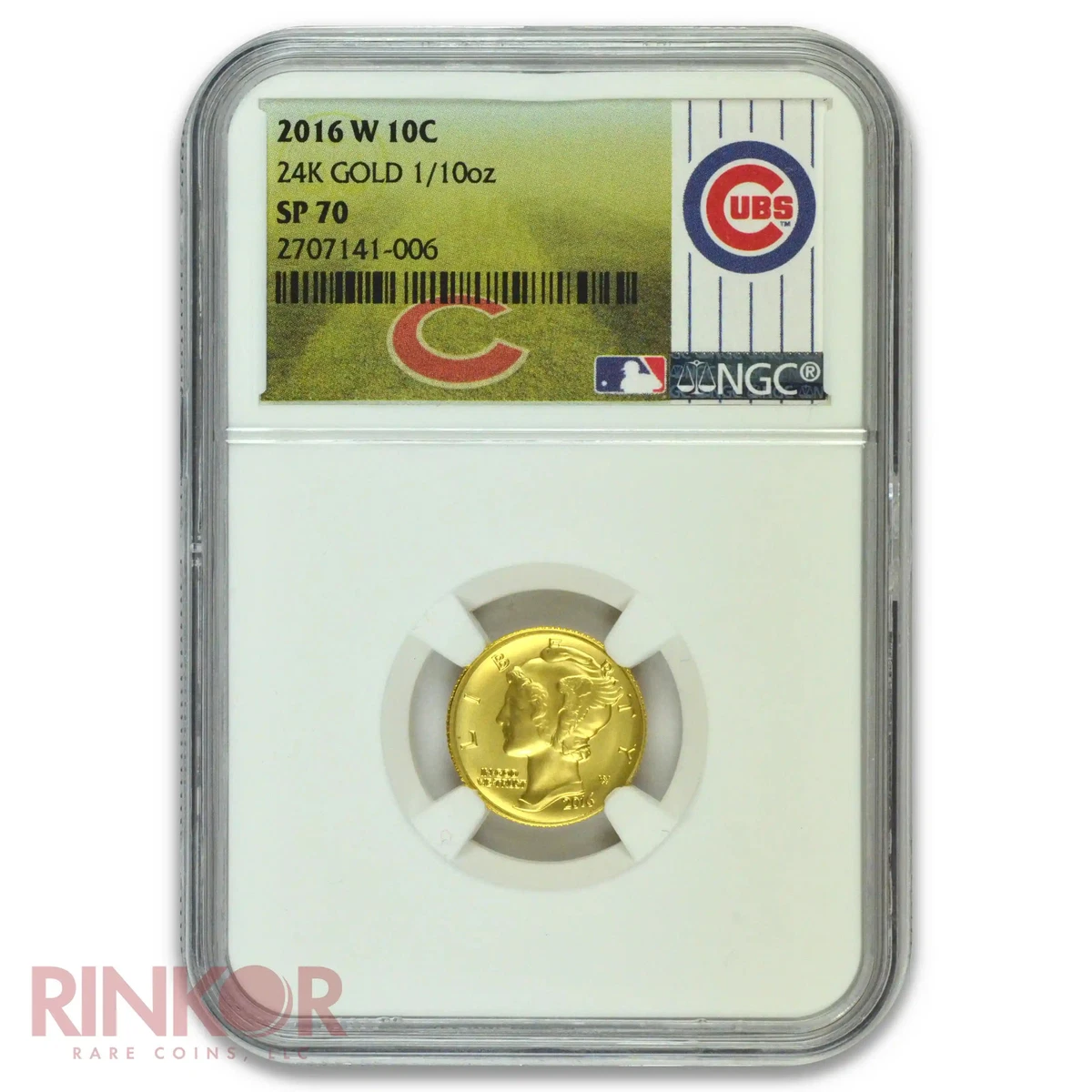 Grade MS 70 1/10 oz Precious Metal Content per Unit 2016 Gold