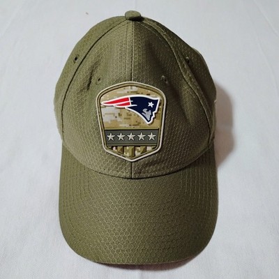 New Era Youth 9TWENTY New England Patriots Salute to Service Olive Green Hat Cap