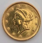 1851 Gold Dollar — photo from another recent sale