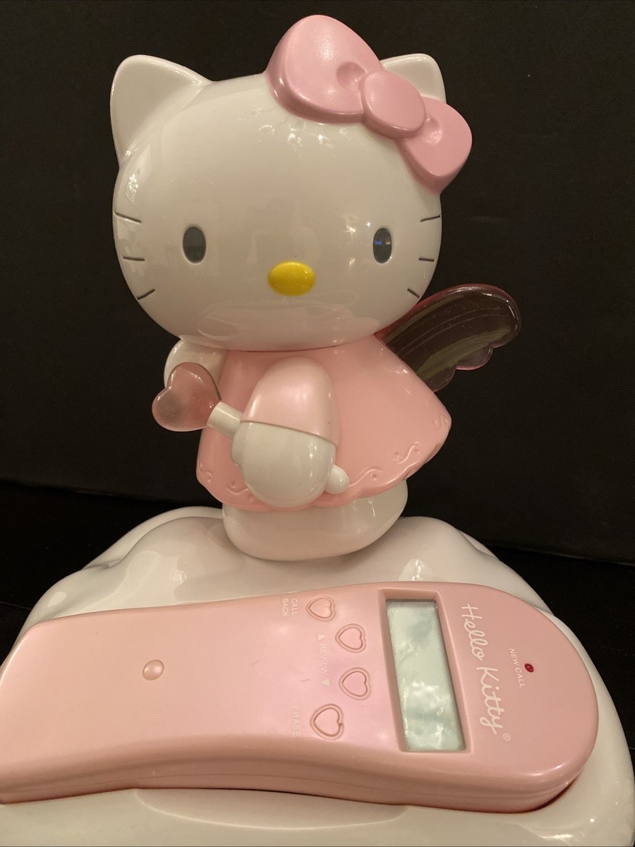 Vintage Sanrio Hello Kitty Angel Phone Pink Light Up Wings