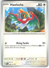 Hawlucha 089/131 Prismatic Evolutions PRE LP Pokemon Card TCG