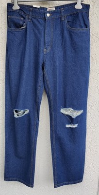DENIM PROJECT Herren Jeans Hose LOOSE FIT W34/L32 Dunkelblau Neu!!