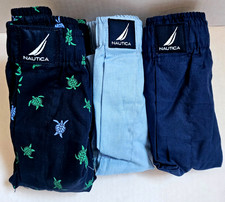 NWT Nautica. Sz XL. Men's. 3 Pack. Cotton Woven Boxer. Multi-Color