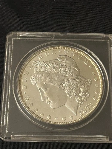 1878 Morgan Silver Dollar Uncirculated in Protective Case 0.9 Fineness