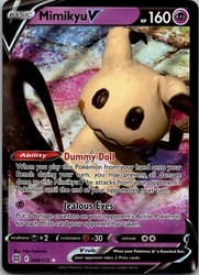 Mimikyu V 068/172 Brilliant Stars Ultra Rare Holo