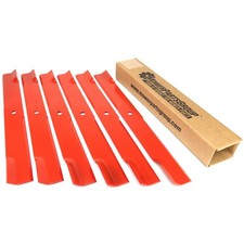 6 Low Lift Blades For Hustler Super 104 72 Rear Discharge 796508 6 Low Lift Blades For Hustler Super 104 72 Rear Discharge 796508