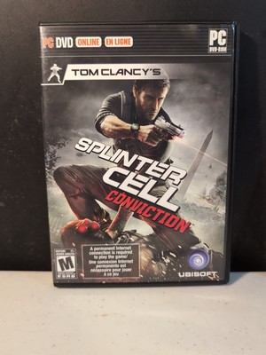 Tom Clancy's Splinter Cell: Conviction (PC, 2010) Untested - Near Mint Disc!