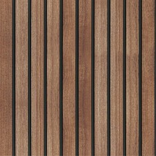 Abyssaly Wood Panel for Wall Paper Peel and Stick 17.7 x 118", Brown