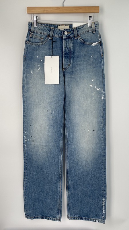 Jeanerica Womens Jeans Fresco Pollock/Blue Size 25X32 Virgo Light Mid-Waist