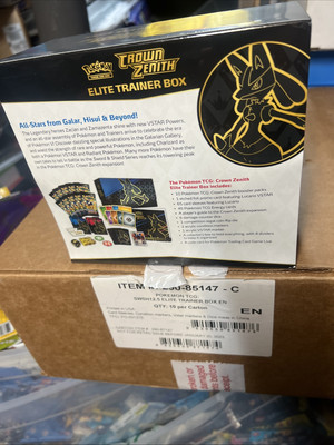 Pokemon TCG: Crown Zenith ETB Elite Trainer Box - Brand New