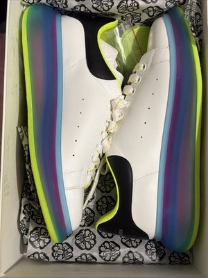 Alexander McQueen Men's Oversized Multi Colored Sole Mens Size 44.5