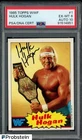 1985 Topps WWF Wrestling #1 Hulk Hogan PSA 6 PSA/DNA 10 AUTO