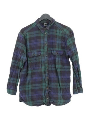 BDG Damen Shirt M Mehrfarbig Kariert 100% Sonstige Langarm Kragen Basic
