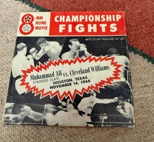VTG 60s Boxing Championship Fights 8mm Film Reel Muhammad Ali Cleveland Williams