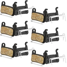 6 Pairs Bike Brake Pads Bicycle Resin Brake Pads Compatible with Shimano Deor...