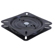 Boat Seat Swivel Mount Plate Bar Stool Plate, 7 x 7 inch, Black