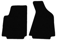 Vorne Veloursfußmatten für Audi 80 B4 cabrio Recaro GIS 1991-2000, Schwarz Velou