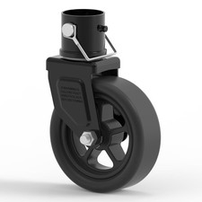 1500lbs 6 Trailer Jack Swivel Caster Replacement With Upgraded Spoked Wheel