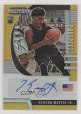 2020-21 Panini Prizm Draft Picks Prospect Gold 7/10 Kenyon Martin Jr Auto 2r7