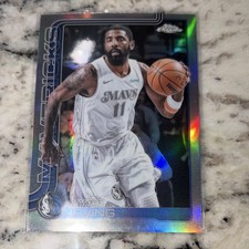 2025 Topps Chrome Kyrie Irving refractor Dallas Mavericks 2024-25 Basketball