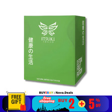 1 X Itsuki Kenko Natural Detox Foot Patch 50 Sachets Herbal Cleansing