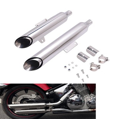 Drag Pipe for Honda VT1300 Fury/Sabre/Stateline/Interstate Exhaust Tail Mufffler