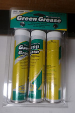 NEW GREEN GREASE MULTI-PURPOSE SYNTHETIC POLYMER GREASE 3 OZ 3 PACK TUBES