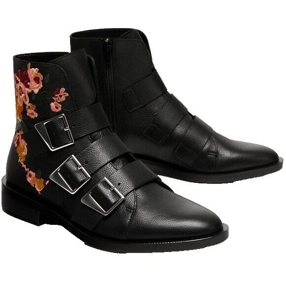 Botas Floral Bordado Zara para De mujer