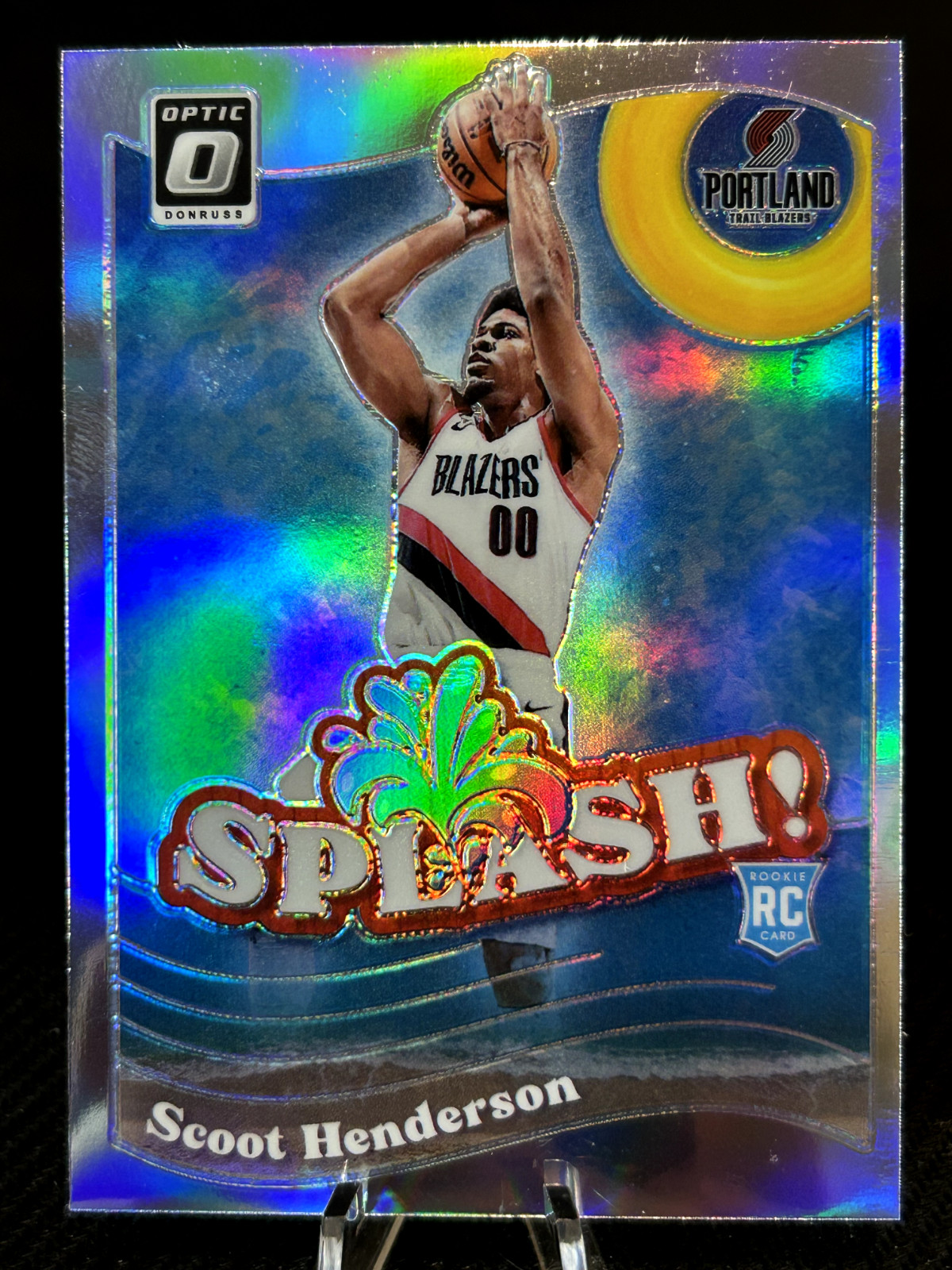2023-24 Optic - Splash! Scoot Henderson #15 Holo Prizm Rookie (RC) B247
