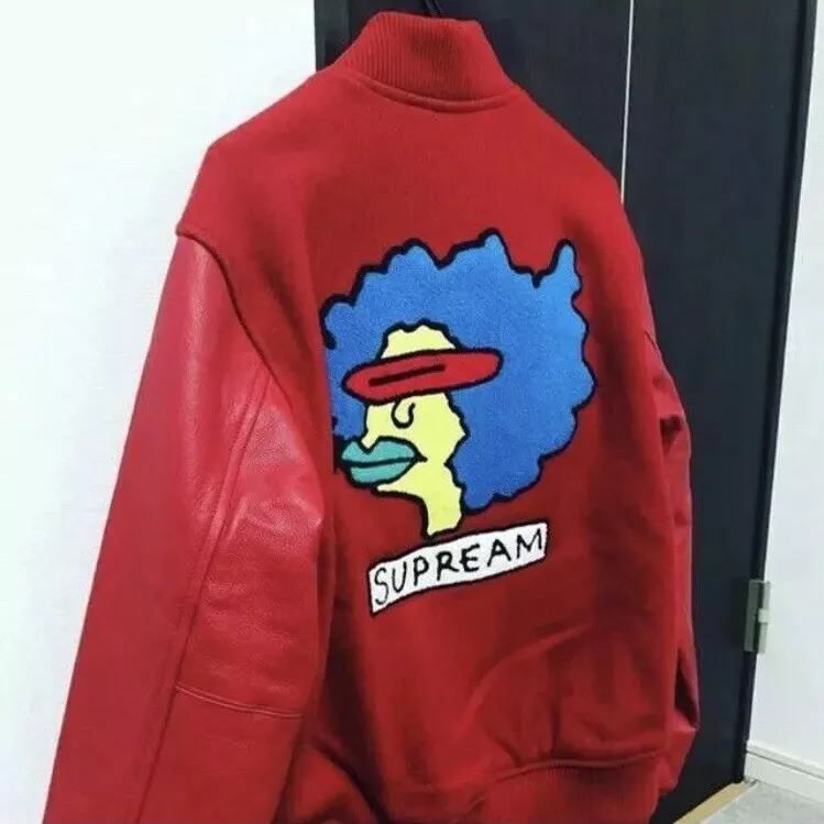 Supreme Gonz Ramm Varsity Jacket - Red | eBay