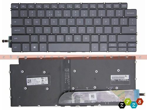 New Dell Inspiron 14 5490 5493 5494 5498 7400 7490 Keyboard US Backlit - 第 1/1 張圖片