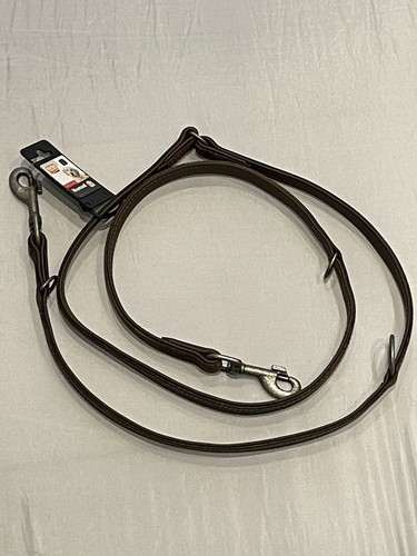 KARLIE FLAMINGO DOG LEAD TRAINING LEASH CAMEL LEATHER 22mm 200cm MADE IN GERMANY - Picture 2 of 7