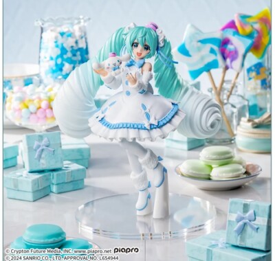 Miku Hatsune × Cinnamoroll Figure, Luminasta, White Dress Version