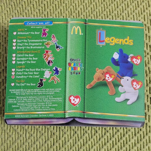 Ty Teenie Beanie Babies McDonalds 1999 JUEGO de trío Cacahuete Humphrey y Chilly - Imagen 8 de 8