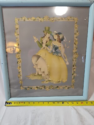 Alfred Terone  1940s print, Airbrush ''On Parade'' 19''x17'' Art Deco