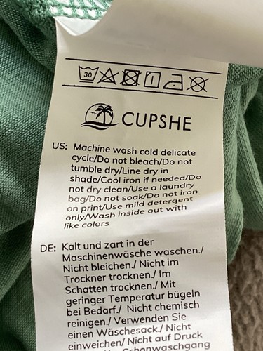 Abito donna verde smanicato maxi elastico in vita Cupshe nuovo con etichetta taglia small - Foto 9 di 10