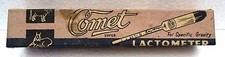 LACTOMETER OLD COMET VINTAGE SCIENTIFIC INSTRUMENTS WITH ORIGINAL BOX LACTOMETE